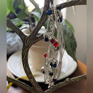 Sterling Silver Bear Fetish Liquid Silver Vintage Bracelet